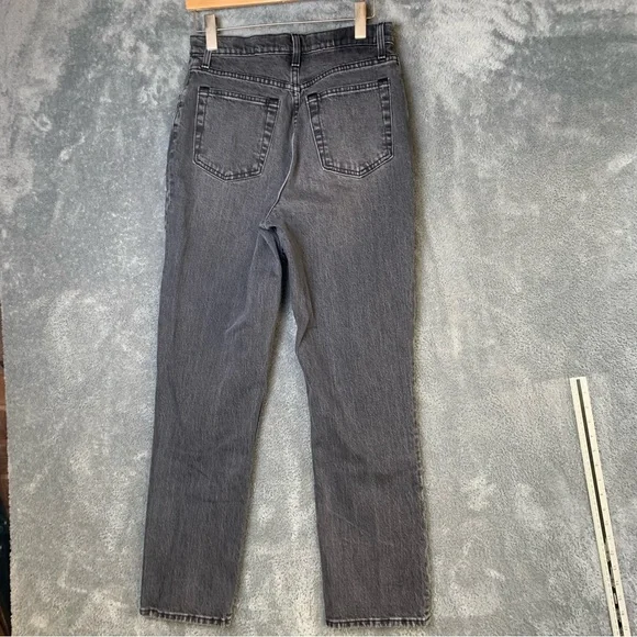 NEW Abercrombie & Fitch 90s Straight Ultra High Rise Jeans Black W 29 L 29 Short - Picture 8 of 15